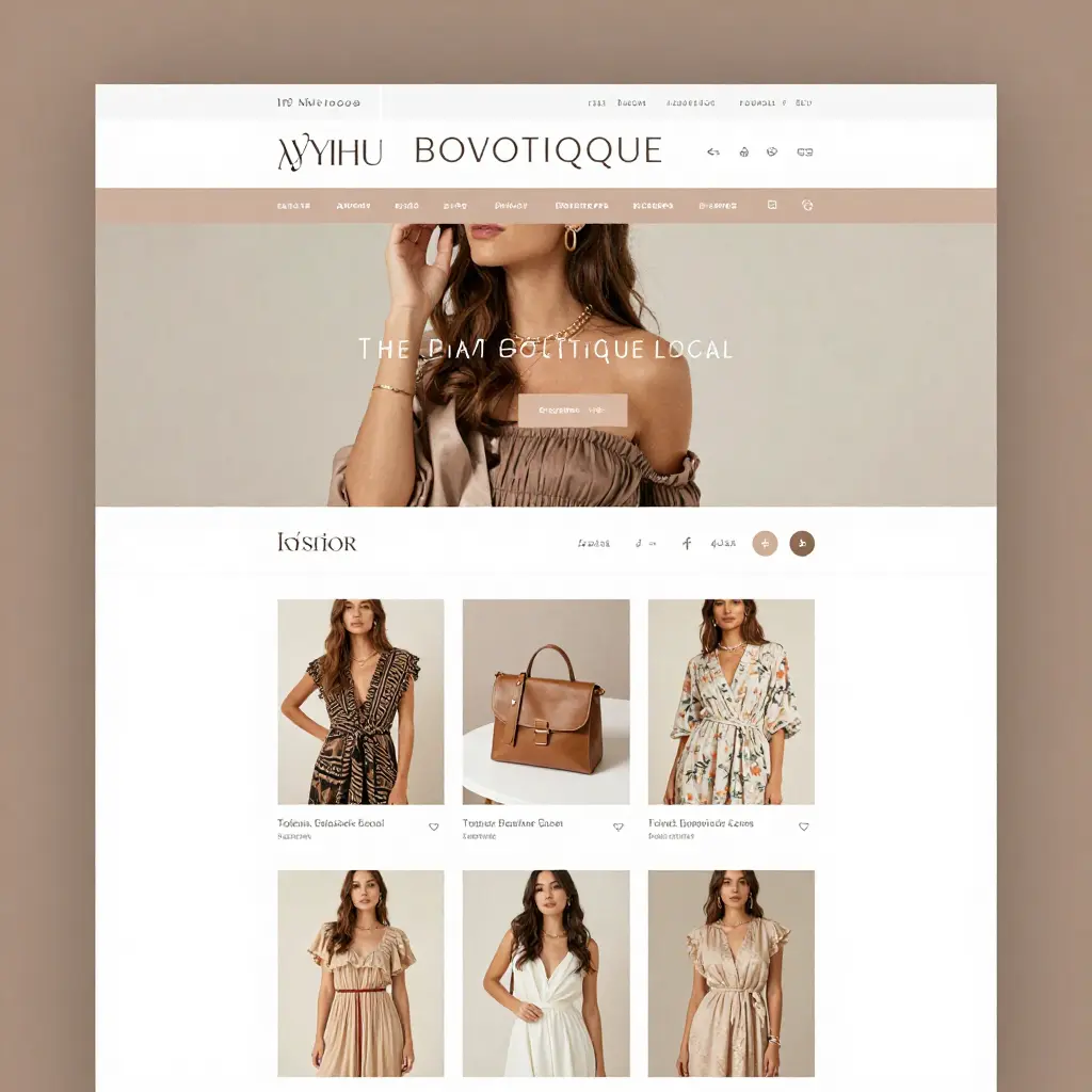 Proyecto de tienda online para boutique local